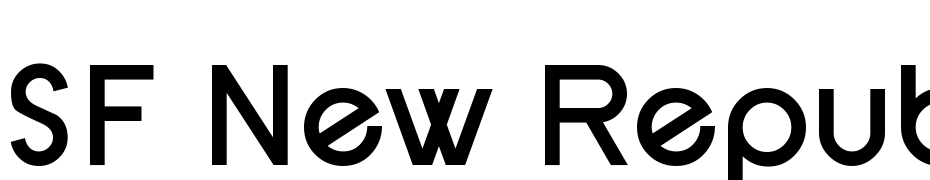 SF New Republic Bold Font Download Free