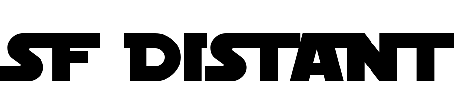 SF Distant Galaxy Alternate Font Download Free
