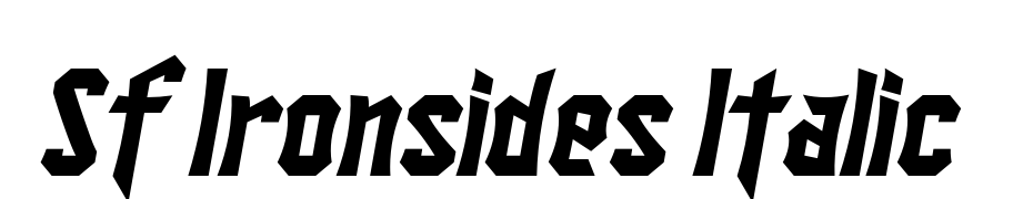 Sf Ironsides Italic Font Download Free