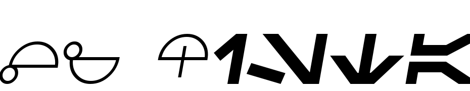 SF Distant Galaxy Symbols Italic Font Download Free