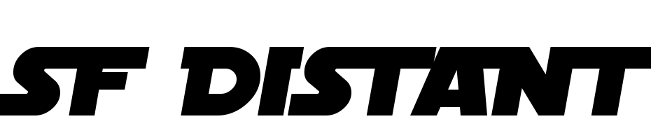 SF Distant Galaxy Alternate Italic Font Download Free