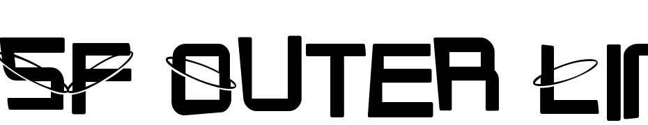 SF Outer Limits Dist Upright Font Download Free