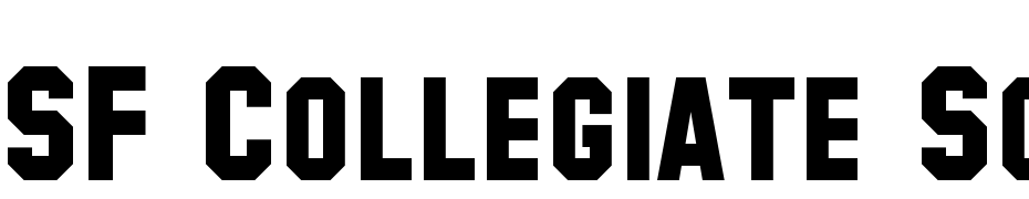 SF Collegiate Solid Font Download Free