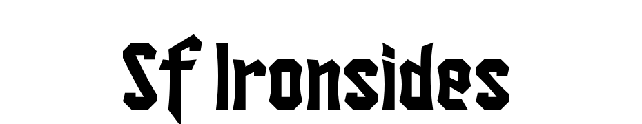 Sf Ironsides Font Download Free
