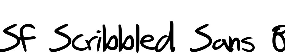 SF Scribbled Sans Bold Font Download Free