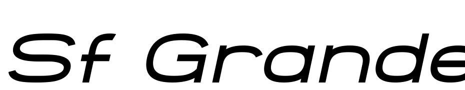 SF Grandezza Medium Oblique Fuente Descargar Gratis