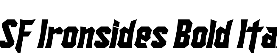 SF Ironsides Bold Italic Font Download Free