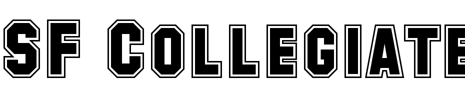 SF Collegiate Font Download Free