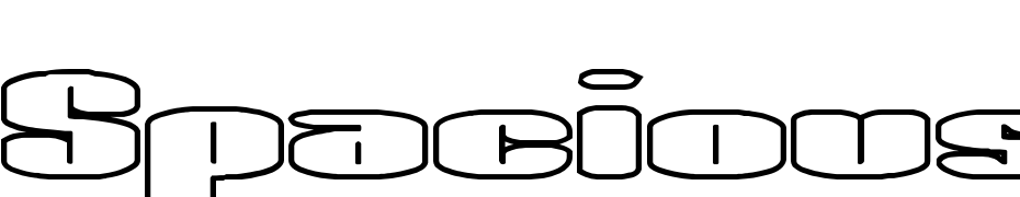 Spacious Outline BRK Font Download Free