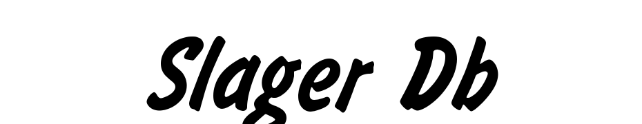 Slager DB Font Download Free