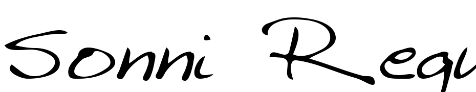 Sonni Regular Font Download Free