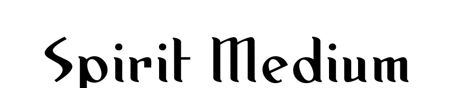 Spirit Medium Font Download Free