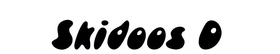 Skidoos D Font Download Free