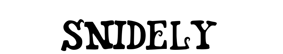 Snidely Font Download Free