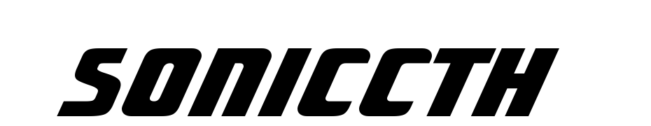 Sonic Cut Thru Heavy BT Schrift Herunterladen Kostenlos