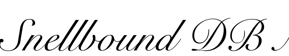 Snellbound DB Normal Font Download Free