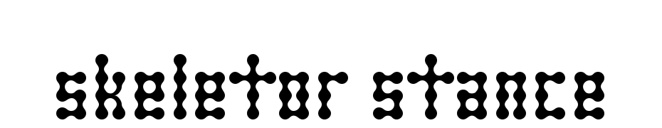Skeletor Stance Font Download Free