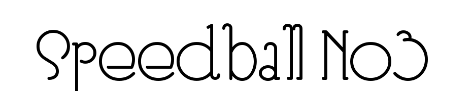 Speedball No3 Font Download Free