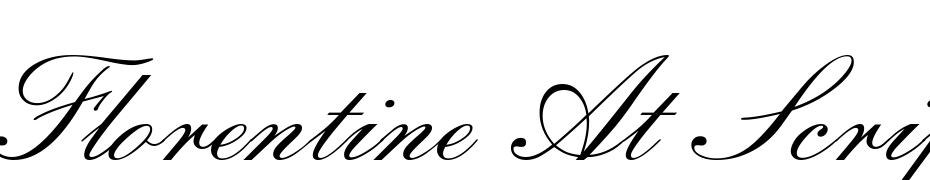 Florentine At Script II Font Download Free