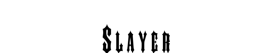 Slayer Font Download Free