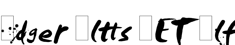 Smudger Alts LET Plain:1.0 Font Download Free