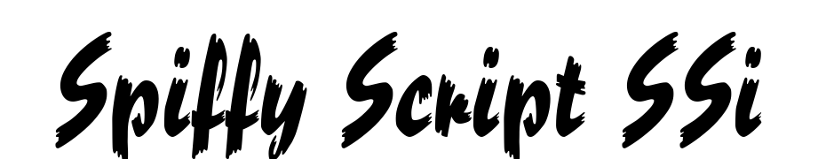 Spiffy Script SSi Font Download Free