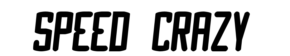 Speed Crazy Font Download Free