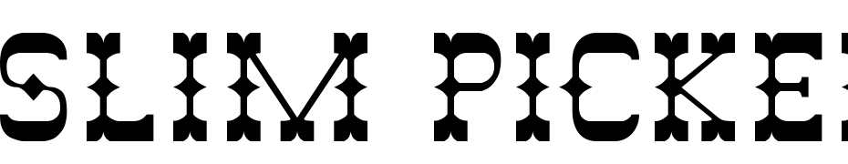 Slim Pickens SSi Font Download Free