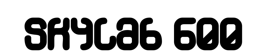 Skylab 600 Font Download Free