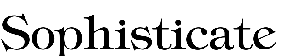 Sophisticate SSi Font Download Free