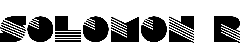 SOLOMON Regular Font Download Free