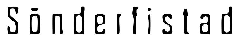S&ouml;nderfistad Font Download Free