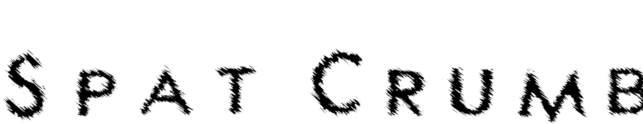 Spat Crumb Font Download Free