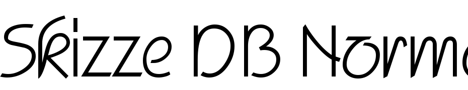 Skizze DB Normal Font Download Free
