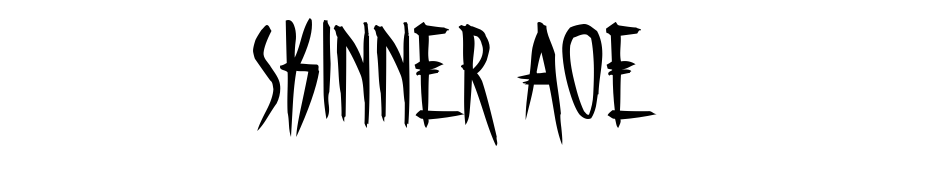 Skinner AOE Font Download Free