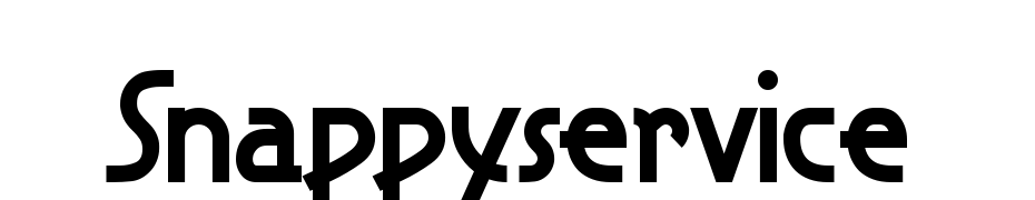 Snappy Service Font Download Free