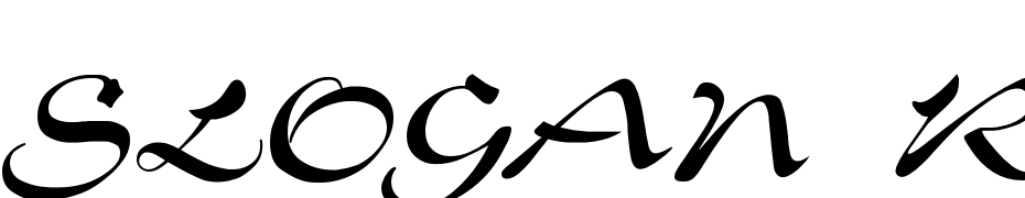 SLOGAN Regular Font Download Free