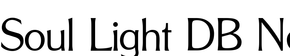 Soul Light DB Normal Font Download Free