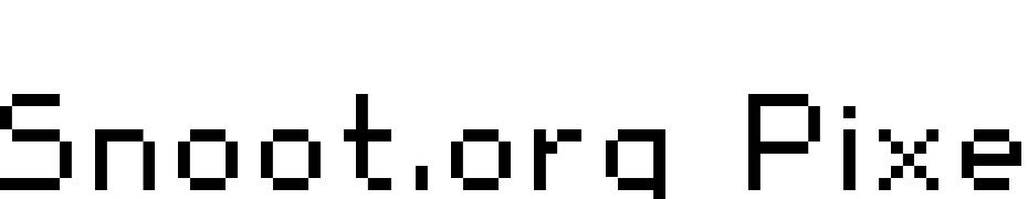 Snoot.org Pixel10 Font Download Free