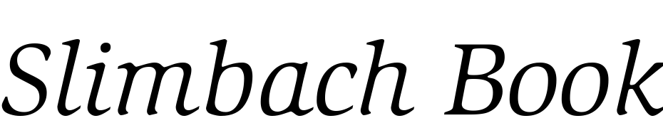 Slimbach Book Italic Font Download Free