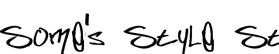 Some's Style Straight Out Of Sweden Font Download Free