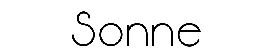 Sonne Font Download Free