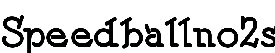 Speedball No2SW Font Download Free