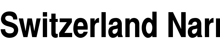 Switzerland Narrow Bold Font Download Free