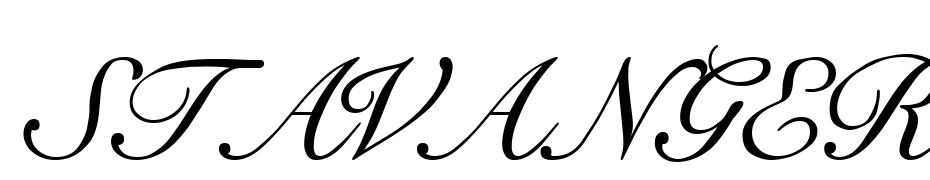 STAVANGER Regular Font Download Free