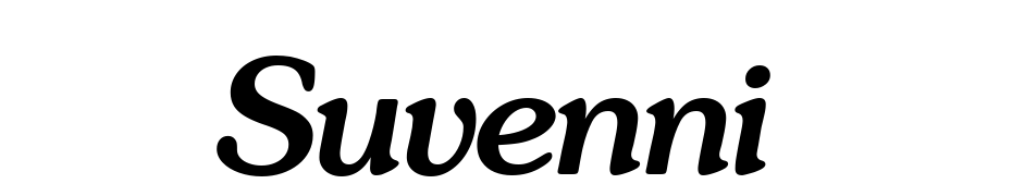 Suvenni Font Download Free