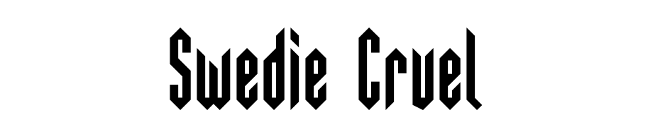 Swedie Cruel Font Download Free
