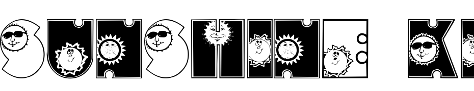 Sunshine Kiddy Font Font Download Free