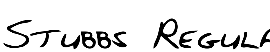 Stubbs Regular Font Download Free