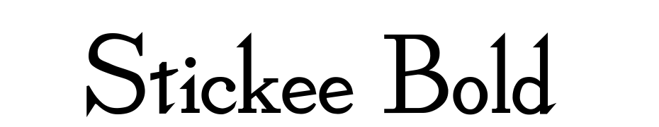 Stickee Bold Font Download Free